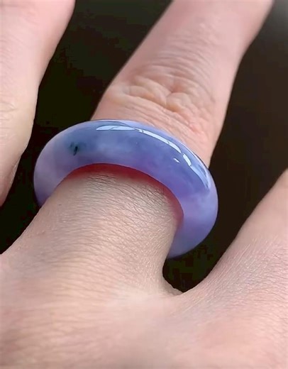 Rare Deep Lavender Jade Ring • Type A Natural Jade Band • Grade A Purple Jadeite Band • Healing Gemstone - Etsy Canada