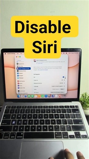 MAC Disable Siri #MacTips #macOS #Siri #AppleMac #MacTutorial