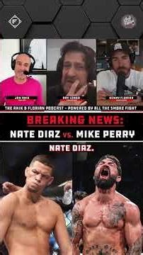 Instant reaction to Nate Diaz vs. Mike Perry on #RouseyCarano 👀