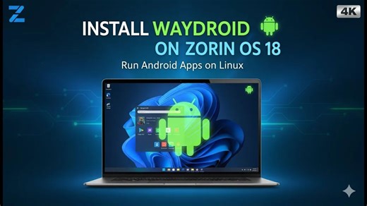 如何使用LineageOS Android自定义系统和厂商镜像在Zorin OS 18上安装Waydroid_哔哩哔哩_bilibili