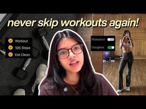 how to stay CONSISTENT with workouts (even when you feel lazy)