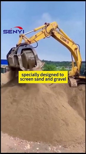 Hydraulic Rotating Screening Bucket