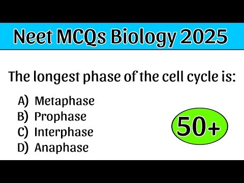 Neet TOP 50 Biology Questions You Must Know! | Biology Most Repeated Questions
