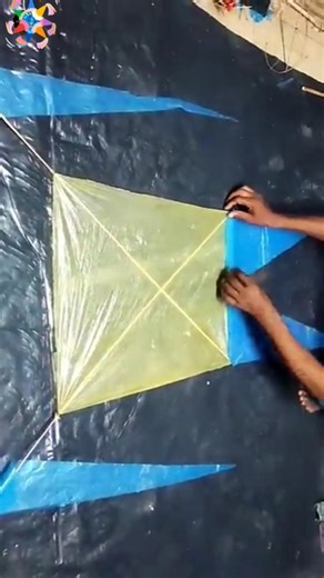চং ঘুড়ি বানানোর সহজ উপায় 🪁 | Chong Kite Making Tutorial #shorts