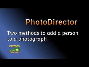 Two methods to add a person to a photograph with PhotoDirector