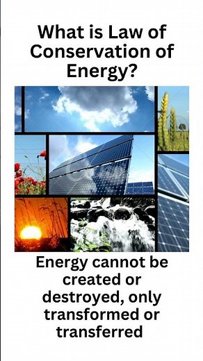 Physics Law of conservation of energy