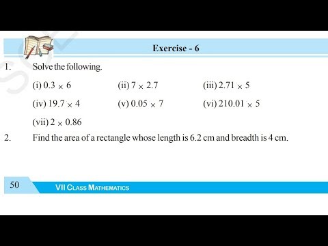 Class 7 Maths Chapter 2 Exercise 6 Solutions Fractions, Decimals & Rational Numbers Telangana Board