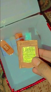 DIY first aid kit #mini first aid kit Bandaid Bandage Crepe bandage Cotton Dettol Antiseptic cream