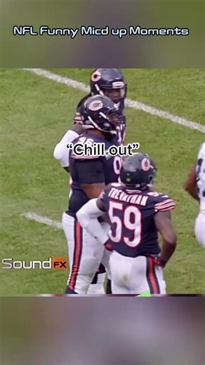 NFL funny mic 🏈#nfl#football#funny #micdup #fyp