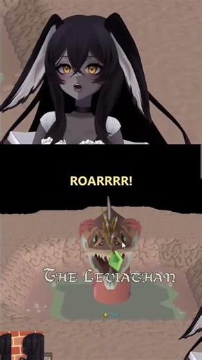 Imitating the Leviathan boss from DT2 #osrsclips #shorts