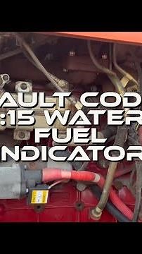 Fault Code 97:15 Water in Fuel Indicator | JLG Engine