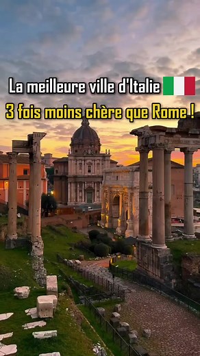 C'est la meilleure ville d'Italie et elle est 3 fois moins chère que Rome ! 🇮🇹🍝✈️🌍 #voyage #voyager #vacances #italie #pascher