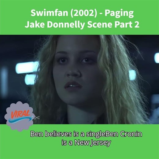 Part 2 Swimfan (2002) - Paging Jake Donnelly Scene #viral #shorts