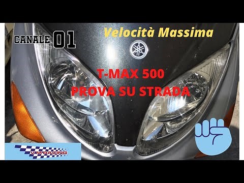 T-MAX 500 prova su strada