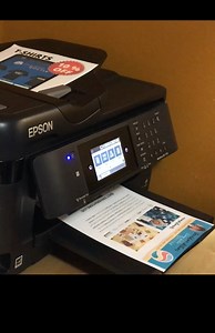 Watch Epson WF 7710 Wide-format Inkjet Printer, Wireless Wi-Fi on Amazon Live