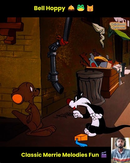 Bell Hoppy 🛎️🐸🐱 Sylvester's Hilarious Showdown with Hippety Hopper! 🤕🤣 Merrie Melodies Classic | Childhood Cartoons