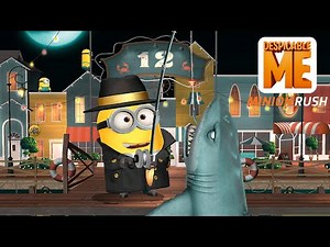 Despicable Me Minion rush Spy GOLDEN costume Pier 12 gameplay walkthrough android ios