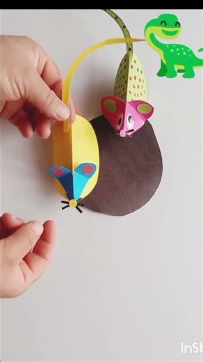 Making a mouse with simple and beautiful paper
