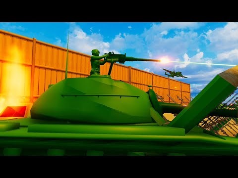 Green Nation vs Robot Invaders - Attack on Toys NPC WARS