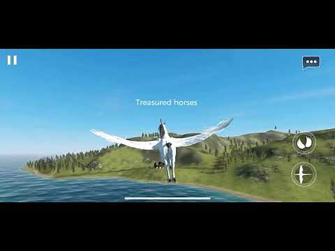 Playing flying unicorn simulator 2021