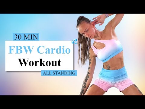 30 MIN ALL STANDING FBW CARDIO Workout | Tone Your Body | Sweat Session | No Repeat | No Equipment