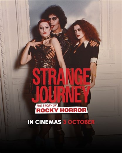 350 reactions · 81 shares | Embrace your freaky side, and get ready to celebrate the unique phenomenon of Rocky Horror like never before, in “energetic and vivacious” (ROGER EBERT) documentary STRANGE JOURNEY: THE STORY OF ROCKY HORROR — Coming to cinemas from this Friday! 朗✨ Book your ticket at ROCKYHORRORDOC.COM ️ #StrangeJourneyTheStoryofRockyHorror #documentary #film #comingsoon #incinemas #UKtrailer | Kaleidoscope Home Entertainment | Facebook