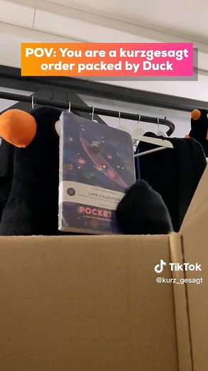 Pack an Order with Duck from Kurzgesagt Shop 🦆