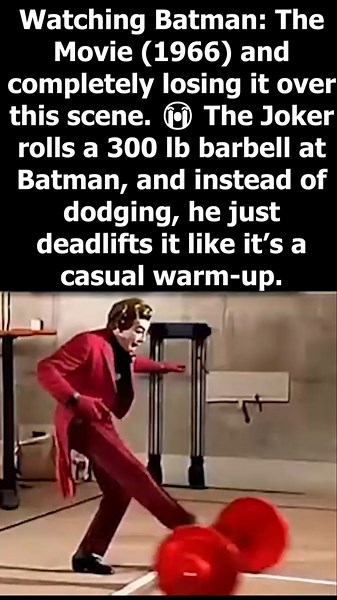 Watching Batman The Movie 1966 and completely losing it over this