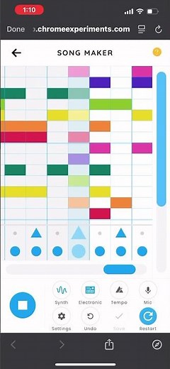 || cool thing i made in chrome music lab song maker ||