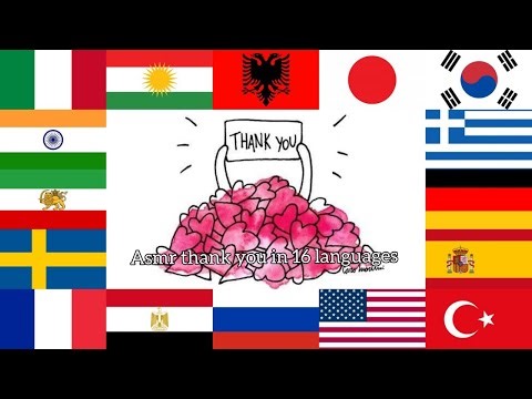ASMR Saying “Thank You” in 16 Languages 🌍 Whispered & Relaxing