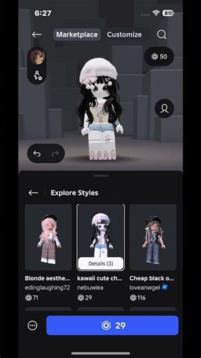 Aesthetic roblox avatar