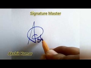 Signature Tutorial | How to make signature style | Signature style of my name