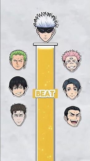The Only 6 Characters Who Can BEAT Satoru Gojo 🤫 #jujutsukaisen #jjk #anime