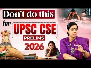 UPSC Prelims 2026: Avoid These Costly Mistakes | Dr. Tanu Jain Ma’am | Tathastu ICS