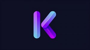 Chromatic Letter K Logo Design Gradient Stock Footage Video (100% Royalty-free) 1102956957 | Shutterstock