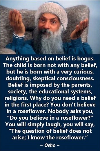 Osho - Anything Based On Belief Is Bogus