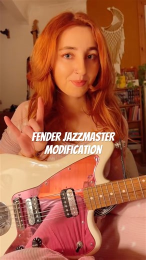🎀 #guitarmods #fenderjazzmaster #fender #guitar