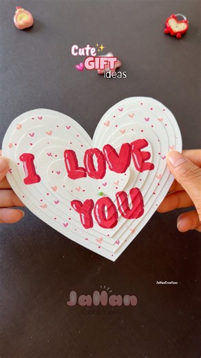 DIY cute LOVE card ✨💗 #diy #craft #papercraft #shortvideo