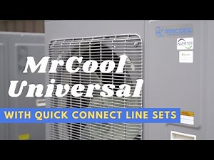 No Vac Quick Connect Line Sets Makes Installing the MrCool Universal Easy