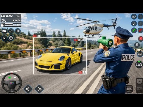 🚓 Police Car Chase Simulator 3D - Real City Cop Pursuit Gameplay (Android)