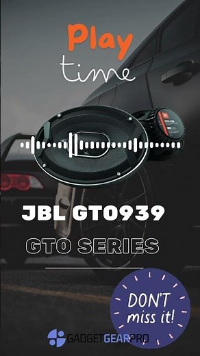 Sound That Moves You: JBL GTO939 GTO Series 6×9″ 300W 3-Way Car Coaxial Audio Speakers