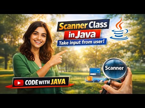 Scanner Class In Java In Telugu | How To Take Dynamic Inputs In Java || Code With Java || 2025