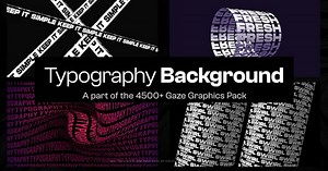 16 Typography Backgrounds