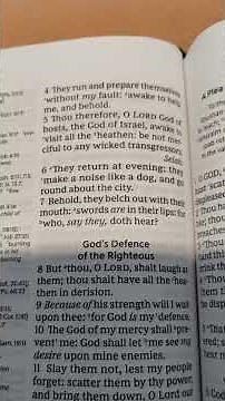 Psalm 59 | Holy Bible | KJV