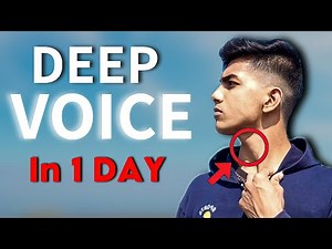 How to get DEEP VOICE Fast | Genuine Exercises That WORKS