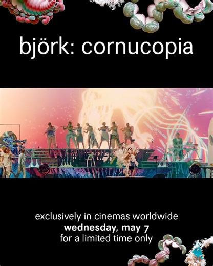 Don’t miss Björk: Cornucopia, the highly anticipated concert film recorded live in Lisbon, capturing the celebrated artist’s groundbreaking tour that mesmerized audiences worldwide for five years! Screens on Wednesday, May 7 at 7:30pm, co-presented by Zia Records! Enter to win prize giveaways including vinyl, Zia gift cards and more! Tickets: https://loftcinema.org/film/bjork-cornucopia/ Cornucopia sees Björk pushing the boundaries of live performance, offering a visually and sonically immersive