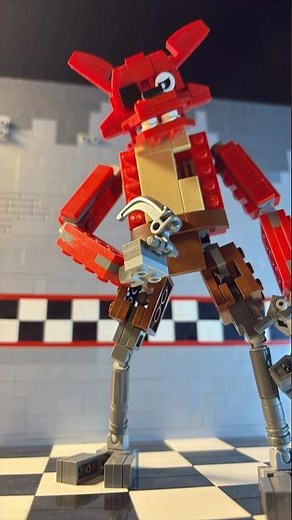 Lego #fnaf Foxy Stop Motion Build
