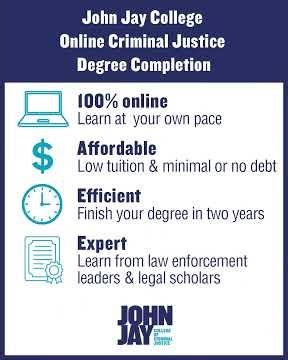 💻 Complete your criminal justice degree online at John Jay! Audio Descriptive Version
