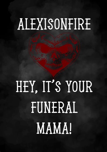 Hey, It’s Your Funeral Mama!! What a song! Not sure why it’s taken me so long to do a print for this song but finally got there. Yes, I do do other bands haha. It’s now in the shop! #alexisonfire #aof #heyitsyourfuneralmama #theonlybandever #art | Auld Crows Art