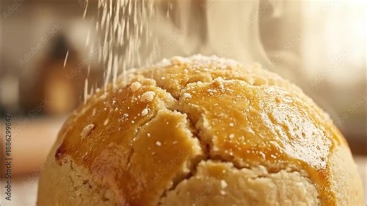 Extreme macro photography of a single Pineapple Tart 4K Videos